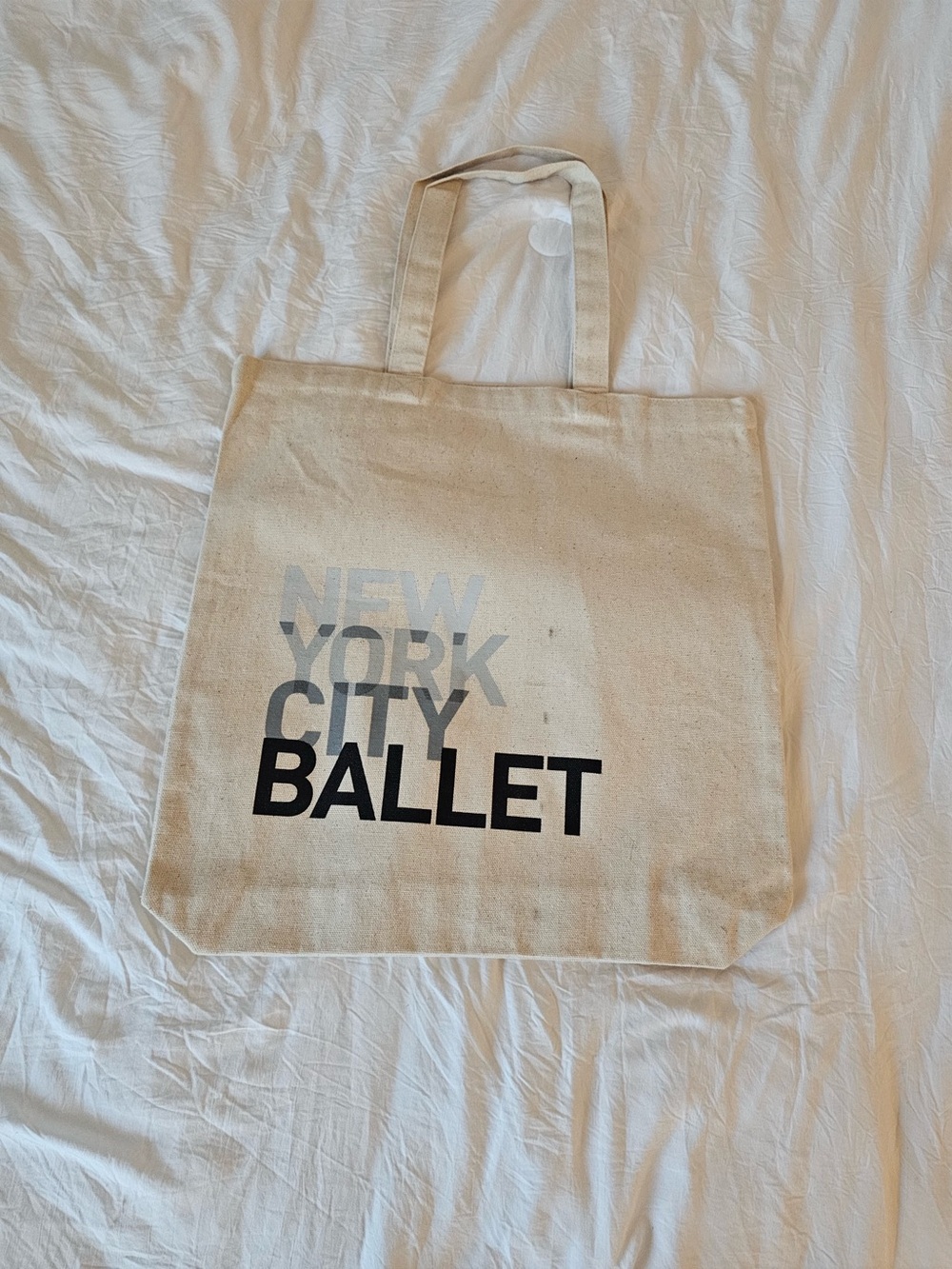New York City Ballet Natural Canvas Tote